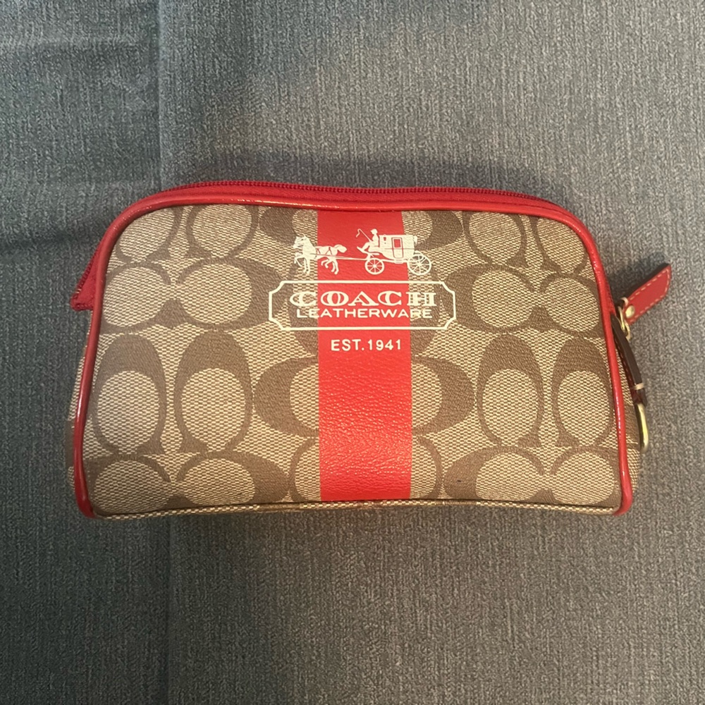 SOLD* Coach Cosmetic Bag